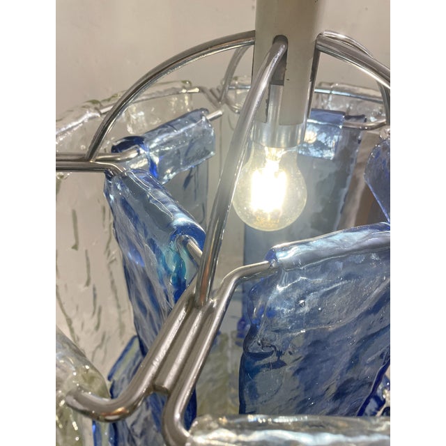 1960s Large Murano Glass Ceiling Light attributed to Fratelli Toso, Italy, 1960s For Sale - Image 5 of 8