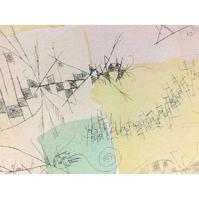 AbstractPaul Klee Lithograph Ltd Edition “Insekten" For Sale - Image 4 of 5