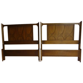 Broyhill Brasilia Vintage Twin Bedframes - A Pair For Sale