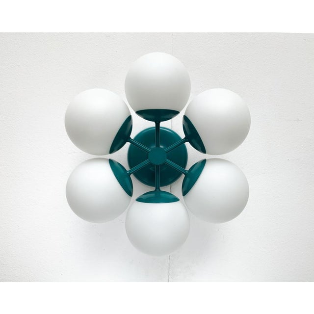Mid-Century German Space Age Ceiling Lamp from Kaiser Leuchten, 1960s, Set of 2 For Sale - Image 4 of 18