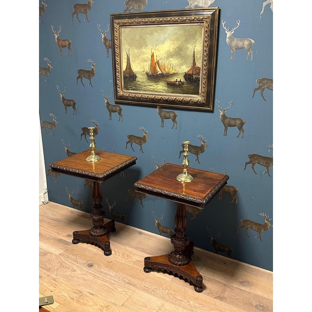 Anglo-Indian Tilt Top Tables, Set of 2 For Sale - Image 16 of 18