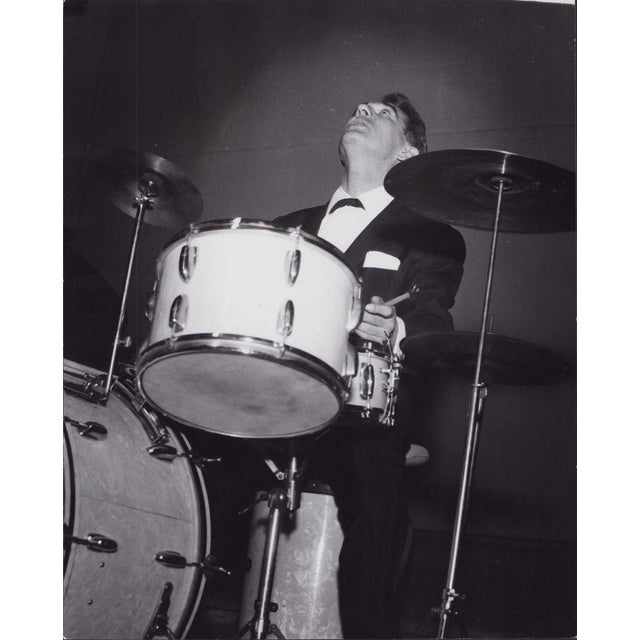 Gene Krupa in Concert, Munich, 1956, Original Vintage Photograph For Sale