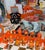 Tiger Seeing Double Orange Acrylic Candy Catchall Dish, Large For Sale - Image 10 of 11