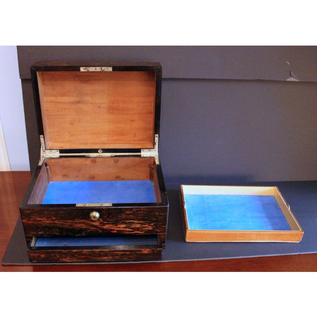 English C. 1835 Coromandel Jewelry Box For Sale In Raleigh - Image 6 of 8