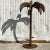 Boho Chic Vintage Monumental Patinated Metal Palm Tree For Sale - Image 3 of 8