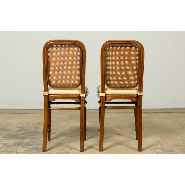 Set of 10 Late 19th Century Austrian Thonet Bentwood Cane Dining Chairs For Sale - Image 17 of 18