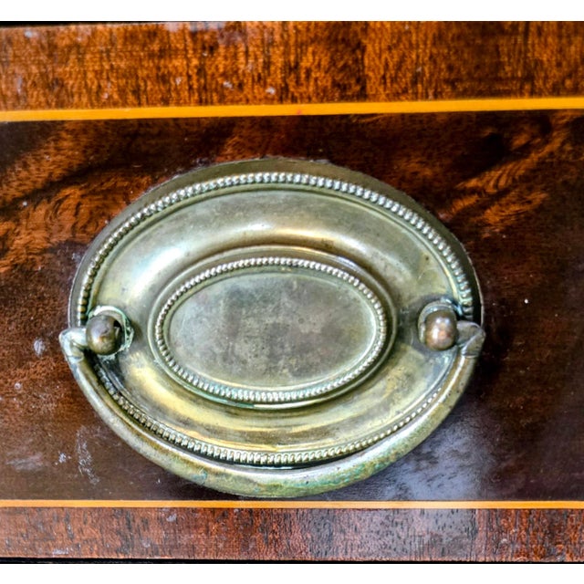 Federal Style Maddox Mahogany Secretary Desk – Tambour Doors, Jamestown Ny For Sale - Image 9 of 13