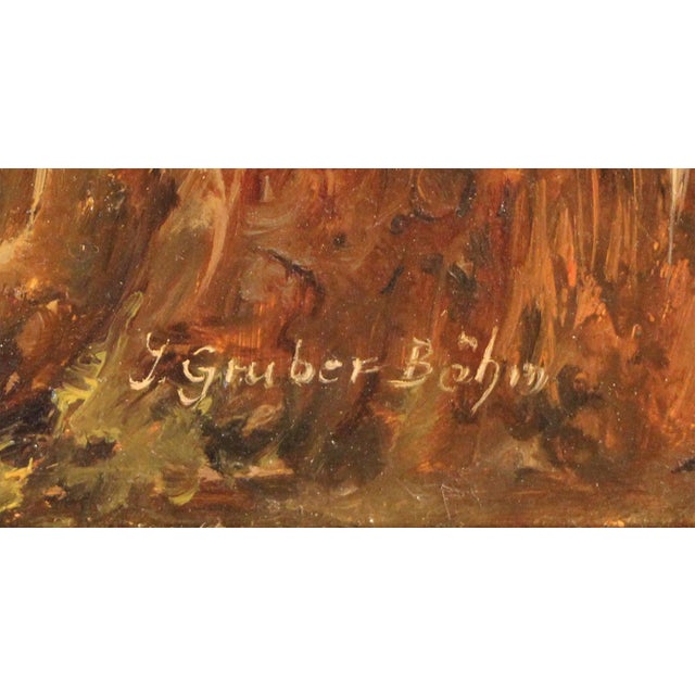 Inge Gruber-Böhm, Kitten, 20th Century, Oil on Wood, Framed For Sale - Image 4 of 7