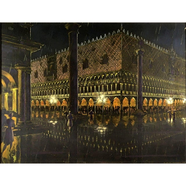 1960s Emile Bollet-Reddat, Landscape, Tempera on Paper, 1962 For Sale - Image 5 of 8