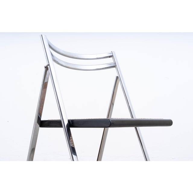 Arrben Rattan Flip Chairs from Arrben, Set of 4 For Sale - Image 4 of 15