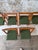 Set of 6 Mid Century Modern Teak Folding Dining Chairs With Green Upholstery For Sale - Image 4 of 11