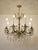 Vintage Louis XVI Chandelier in Bronze and Crystal, 1940s For Sale - Image 12 of 12