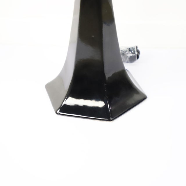 1940s Art Deco Table Lamp Made in Ceramic For Sale - Image 6 of 18