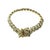 Late 20th Century Late 20th Century 14k Yellow Gold and Diamond Heavy Curb Link Bracelet For Sale - Image 5 of 9