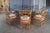 McGuire Mid Century Modern Octagonal Bamboo Dining Table & 8 Target Back Chairs For Sale - Image 14 of 18