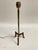 Mid-Century Modern 1950s Leather and Brass Table Lamp Designer: Jacques Adnet For Sale - Image 3 of 6