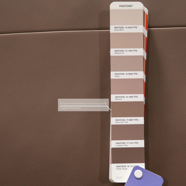 Zürich 2-Seater Sofa in Brown Leather from BoConcept For Sale - Image 5 of 10