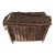 Vintage Wicker Fishing Basket For Sale