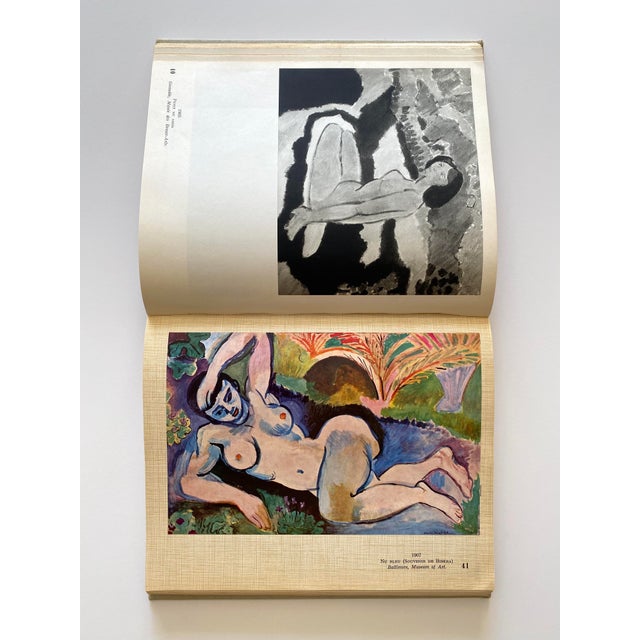 1950s Henri Matisse Vintage 1958 First Edition Fine Art Lithograph Print Large Volume French Modern Art Hardcover Book For Sale - Image 5 of 18