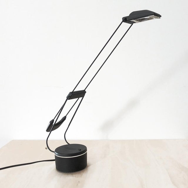 Metal Modo Halogen Table Lamp by Gabriele Basilico for Alva-Line, 1980s For Sale - Image 7 of 7