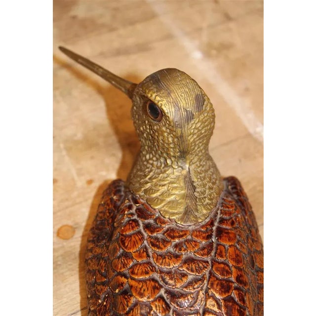 1970s Italian Wood and Brass Bird, 1970s For Sale - Image 5 of 9