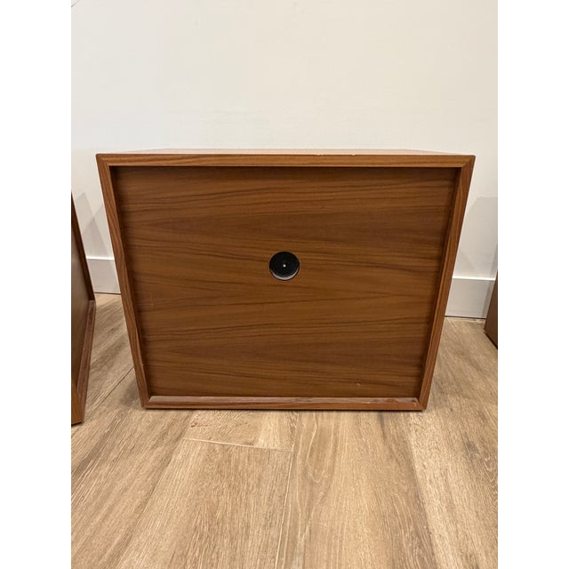 Wood MCM Style Storage Cubes by Treku Retailed by Design Within Reach For Sale - Image 7 of 8