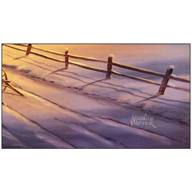 Message us to inquire about custom framing options! (Included for free with every purchase) The artwork here, "Glistening...