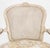 French Louis XV Style Cane Paneled Back Fauteuil For Sale - Image 3 of 6