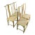 Natural Wood Color Vintage Dining Chairs, Set of 4 For Sale