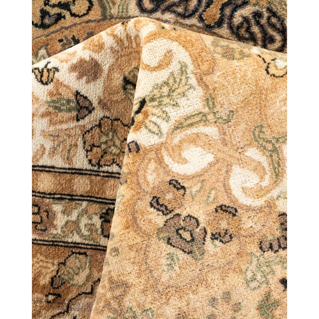 Textile Mogul, One-of-a-Kind Hand-Knotted Area Rug - Beige, 6' 1" x 8' 10" For Sale - Image 7 of 8