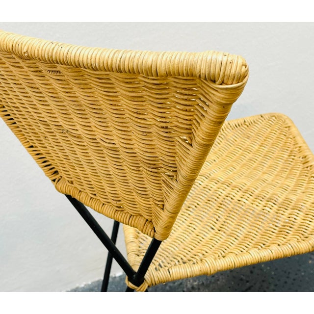 Mid-Century Sonett Series Chairs in Wicker from Karl Fostel Senior's Erben, Austria, 1950s, Set of 3 For Sale - Image 11 of 15