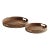 Burma Rattan Round Ottoman Trays Small, Set Of 2 For Sale