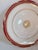 Vintage c.h. Field Haviland Limoges Plate, French Porcelain, Red & Gold Gilt Dinner Plate For Sale In Charleston - Image 6 of 9