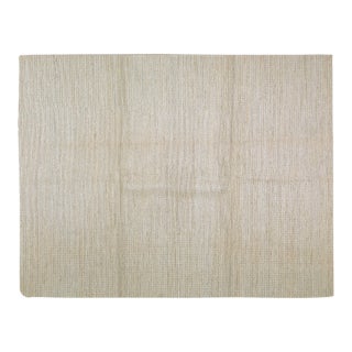 New Indian Sisal Hand Knotted Wool Rug, 8x10 For Sale