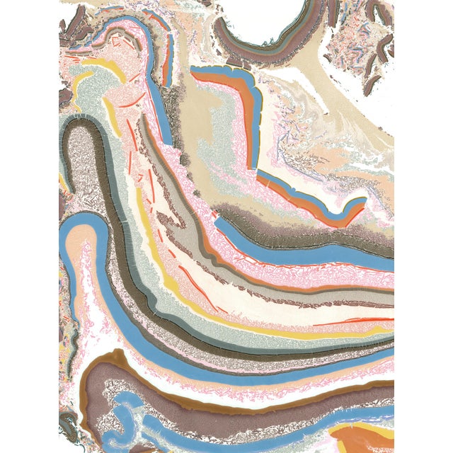 Blue Pernille Snedker, Fragments 1, Archival Giclée Fine Art Print For Sale - Image 8 of 8