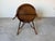 Antique French Neoclassical Flame Mahogany Round Side Table For Sale - Image 9 of 12