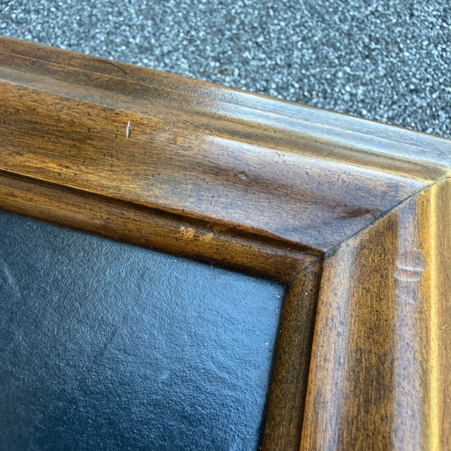 1960s Ethan Allen Classic Manor Traditional Maple Square Side Tables or Bunching Tables With Faux Slate Tops - A Pair For Sale - Image 13 of 17