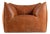 Brown Le Bambole Chair by Mario Bellini for B&B Italia, 1970 For Sale