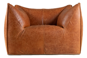 Brown Le Bambole Chair by Mario Bellini for B&B Italia, 1970