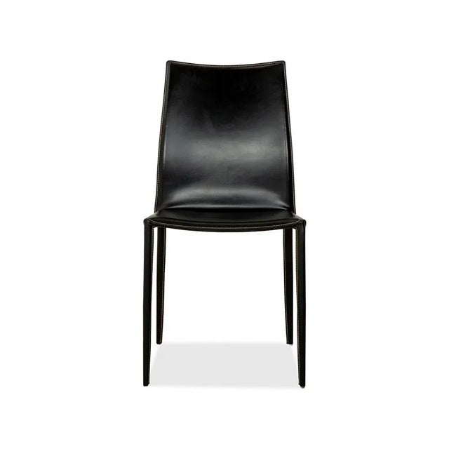 Linda Chair in Leather by Bontempi For Sale - Image 10 of 11