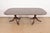 English Baker Furniture Style Georgian Banded Mahogany Double Pedestal Extension Dining Table, Newly Refinished For Sale - Image 3 of 13