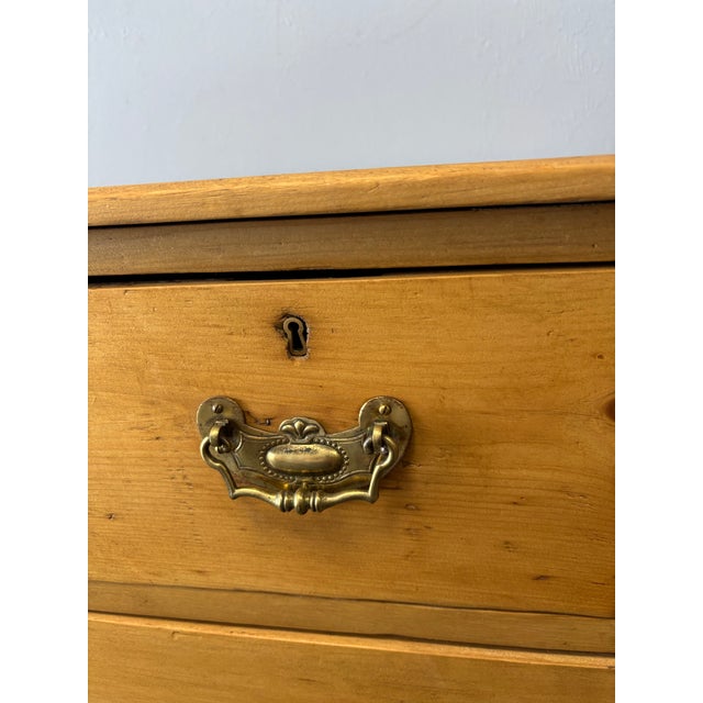 English Antique English Pine Chest of Drawers For Sale - Image 3 of 9