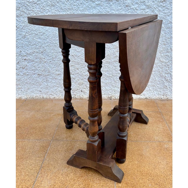 Brown English Oak Oval Table, Jacobean Revival, Early 20th Century For Sale - Image 8 of 13