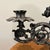 Vintage Art Nouveau Triple French Gothic Candelabra Candle Holder For Sale - Image 10 of 12