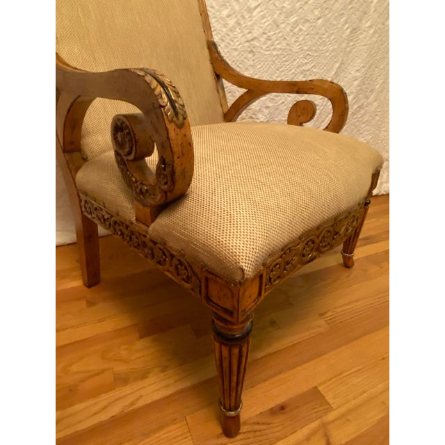 Wood Paul Robert Regency Armchair For Sale - Image 7 of 12