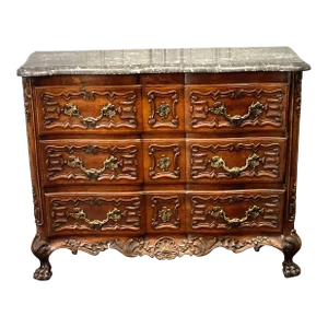 French Provincial Oak Commode