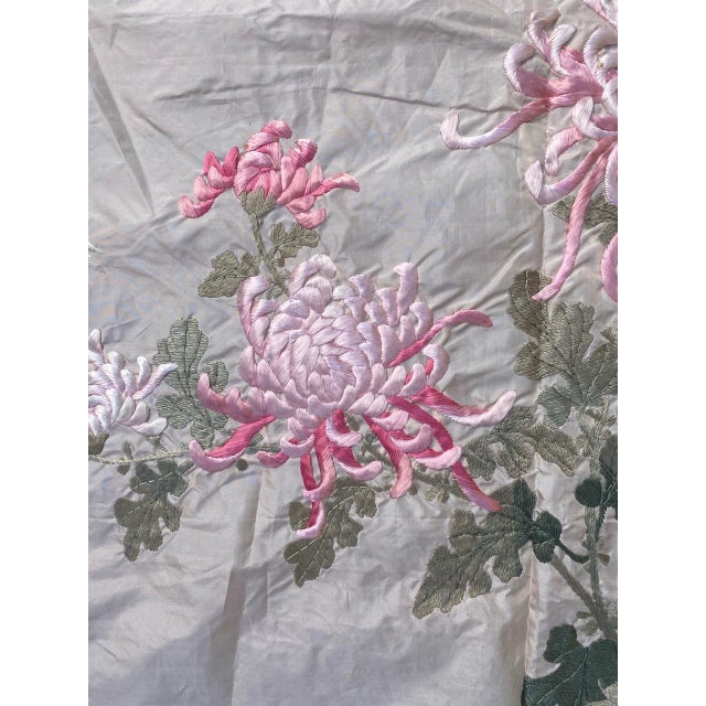 Vintage Chinese Silk Embroidery For Sale - Image 12 of 18