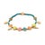 Metal Sunshine Spirit Sea Charm Turquoise Beaded Anklet For Sale - Image 7 of 7