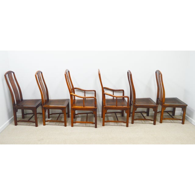 Henredon Pan Asian Dining Chairs Set of 6 Chairish