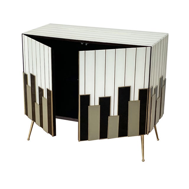 1980s Sideboard with Two Glass Doors, 1980s For Sale - Image 5 of 7